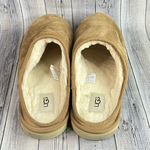 UGG CLASSIC SLIP-ON MEN SLIPPERS CHESTNUT SUEDE US 13 /UK 12 /EU 46 - Picture 3 of 9
